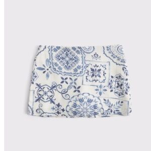 Scarlett mid rise linen blend mini skirt